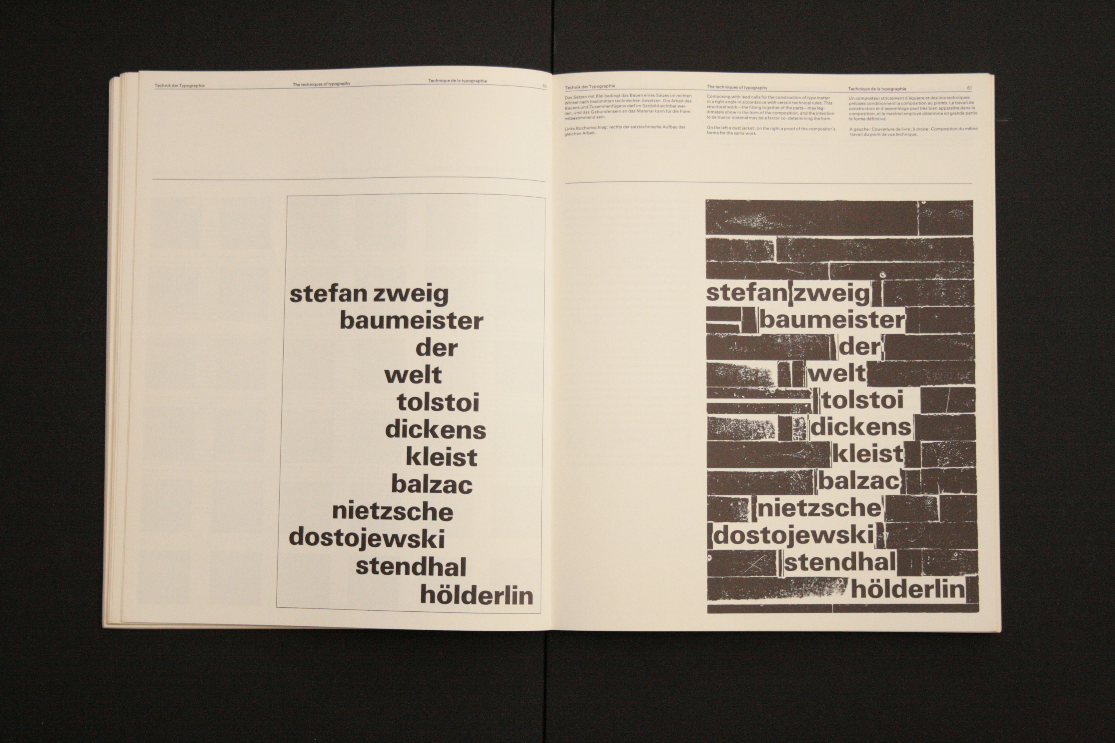 Typographie's layout Emil Ruder,    Baby Steps to Design